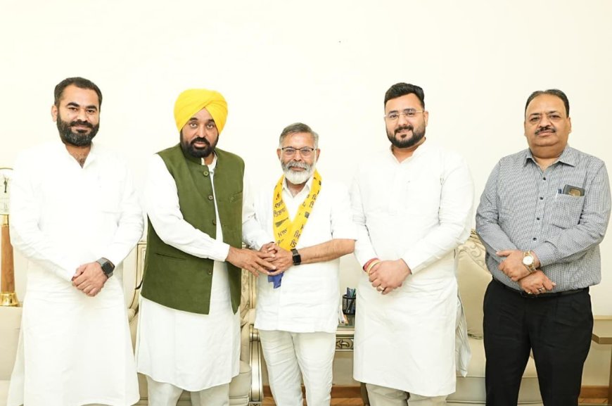 Senior BJP Leader Anil Kumar Sethi From Fazilka Joins AAP